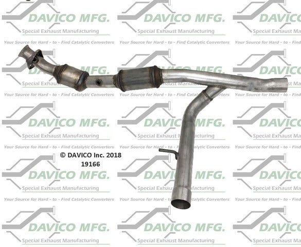 Davico Mfg Catalytic Converter P/N:19166  Catalytic Converter P/N:
