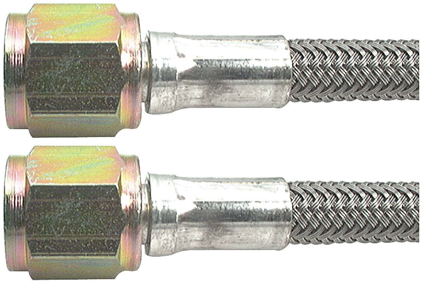 Allstar Performance All46400-42#4 Braided Steel Lines With -4 Ends, 42In  #4