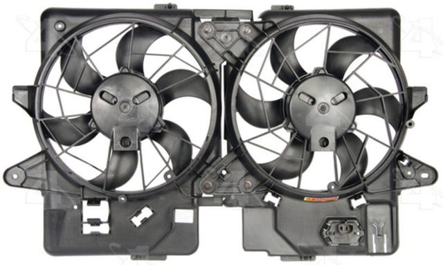Four Seasons Dual Radiator And Condenser Fan Assembly P/N:75357  Dual Radiator
