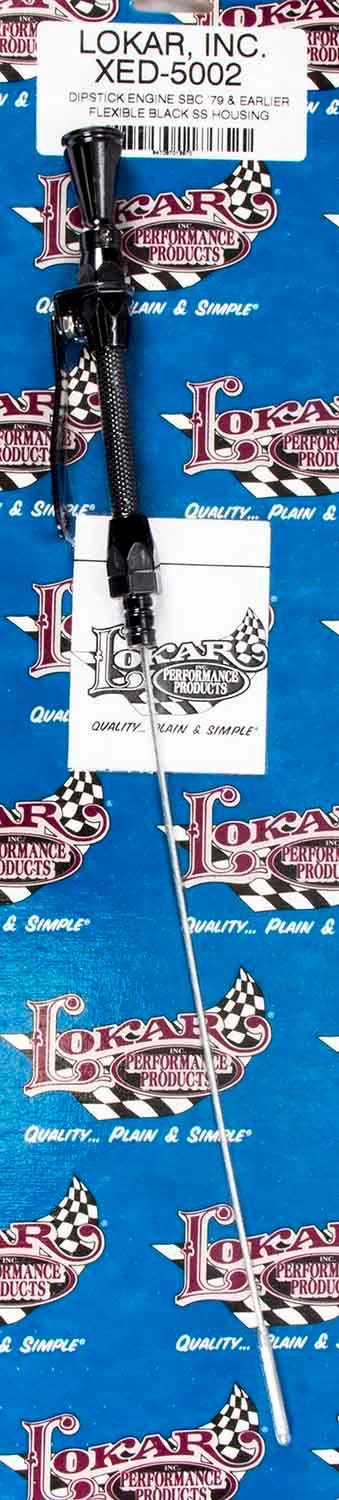 Lokar Xed-5002 Black Stainless Steel Housing Dipstick With Black Fittings For