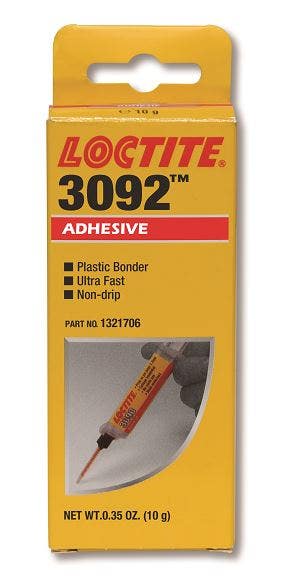 Loctite 3092 Instant Adhesive, 10 Gm Syringe With 3 Mix Nozzles, Clear