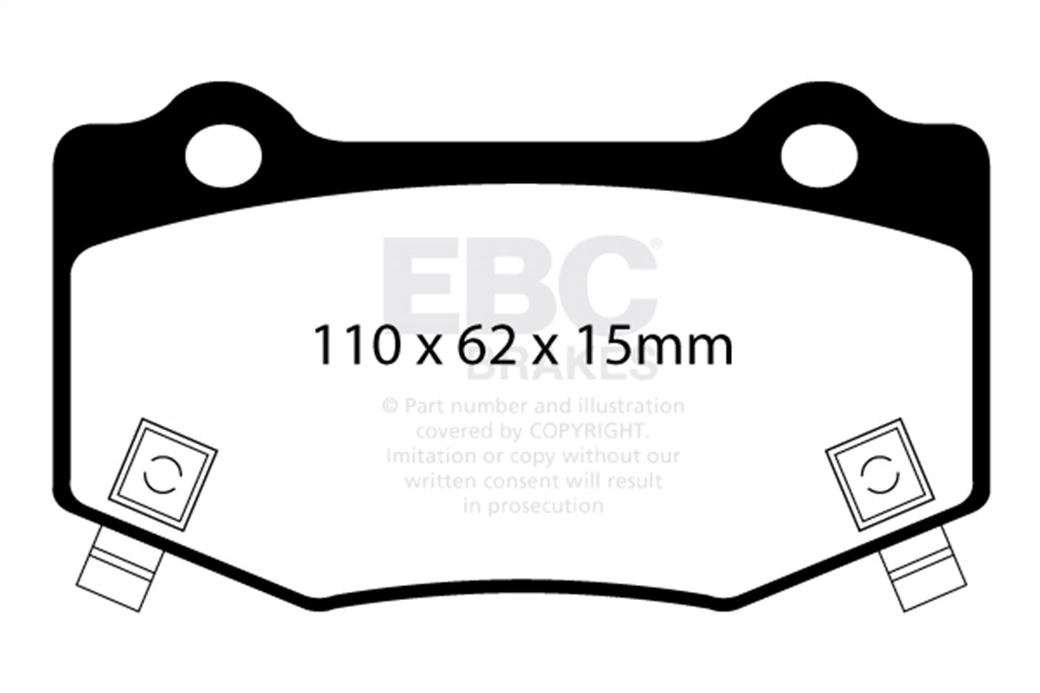 Ebc Brakes Dp53023ndx Bluestuff Ndx Full Race Brake Pads Fits Camaro Corvette