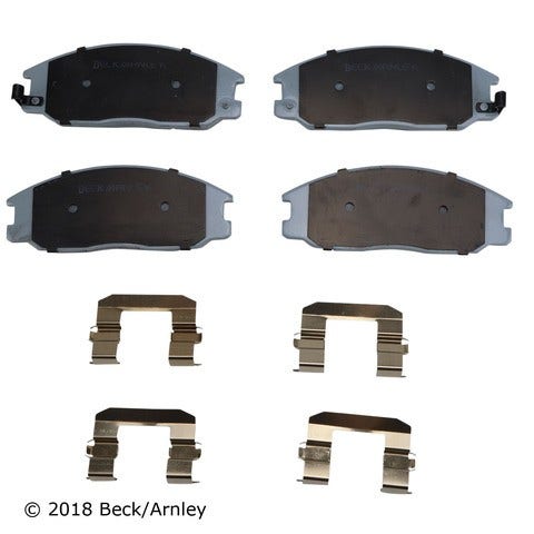 Beck/Arnley Disc Brake Pad Set P/N:085-6675  Disc Brake Pad Set P/N:
