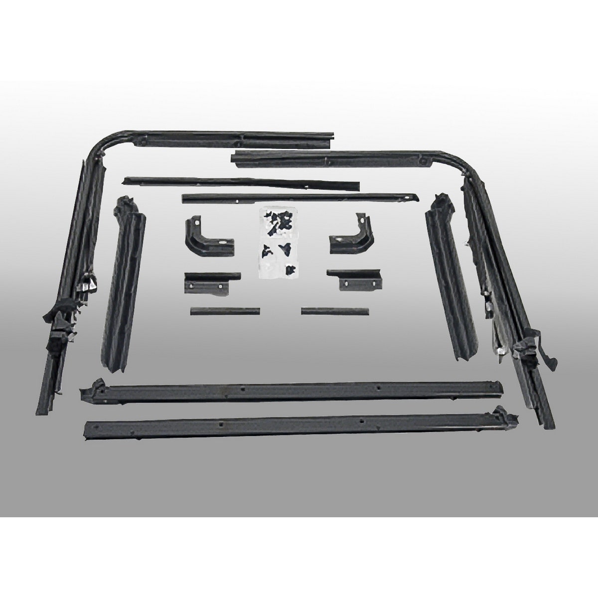 Rugged Ridge 13510.01 Replacement Soft Top Hardware Fits 87-95 Wrangler (Yj)