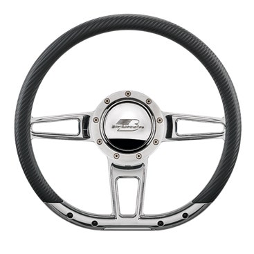 Steering Wheel 14" D Shape Formula Polished Steering Wheel 14  D Shape Formula