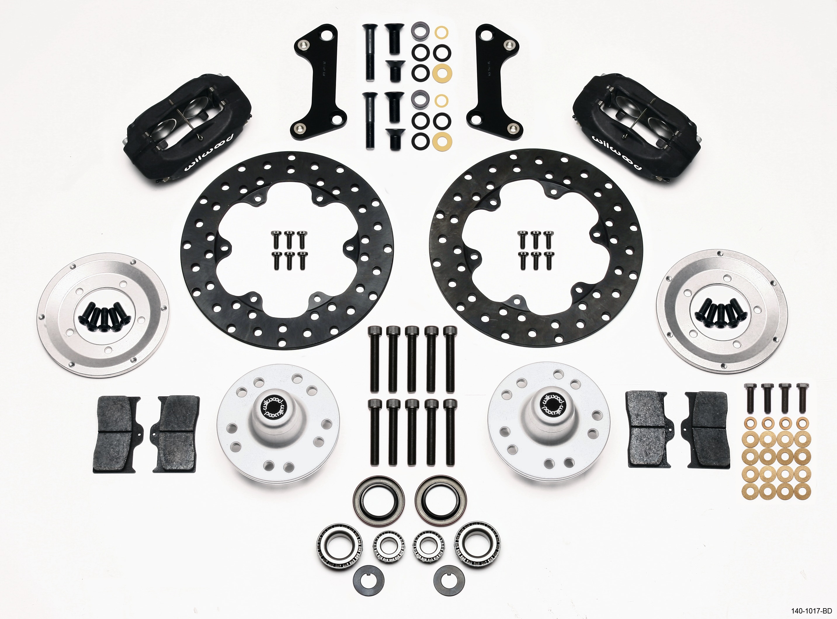 Brake System, Forged Dynalite Front Drag, Front, 4 Piston Caliper, 10.750 In