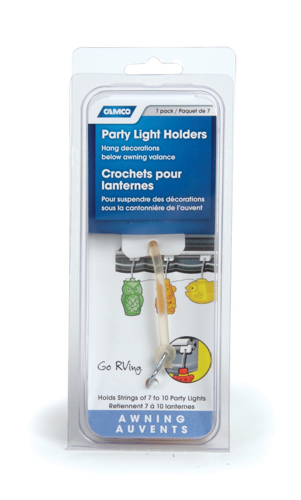 Camco 42703 Party Light Holder   Party Light Holder Party Lights; Mounting