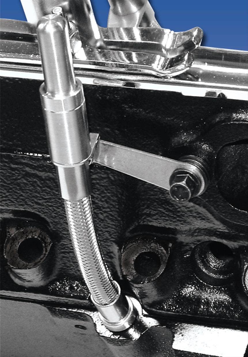 Milodon 22040 Stainless Steel Oil Pan Dipstick For Ford 302/351W/429/460  22030