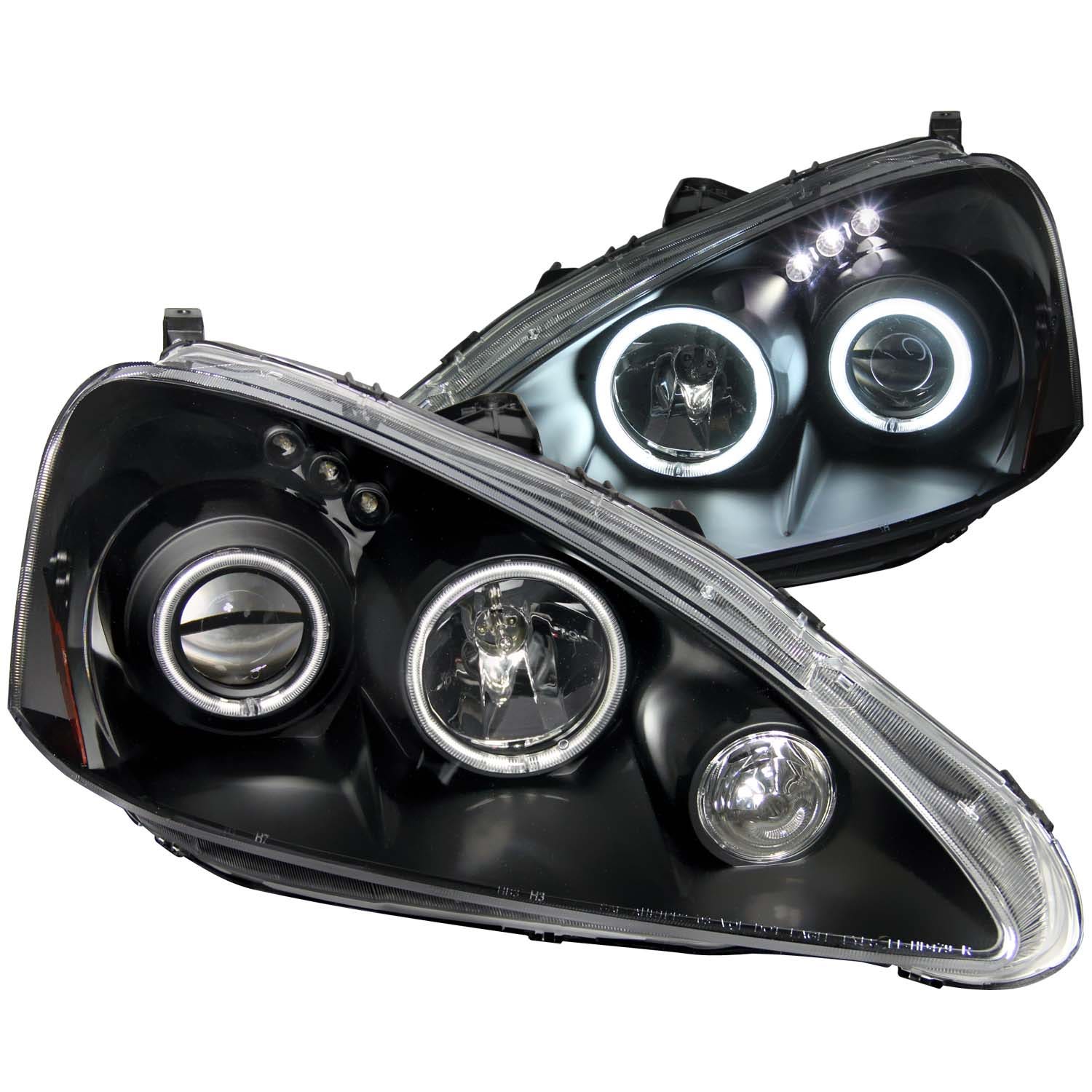 Anzo Usa 121197 Projector Headlight Set W/Halo Fits 05-06 Rsx   Projector