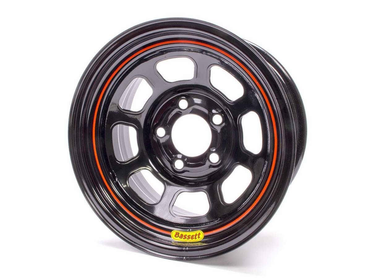 Bassett D-Hole Lightweight 15X10 In 5X5.00 Black Wheel Rim P/N 50S53  D-Hole