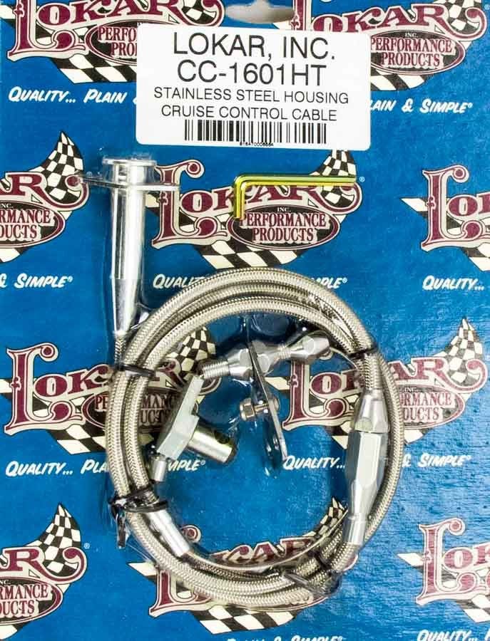 Lokar Cc-1601Ht Hi-Tech Cruise Control Cable Kit   Hi-Tech Cruise Control Cable