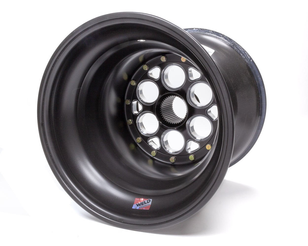 Weld Racing 735B-515B35 Wheel, 42 Spline Magnum, 15 X 15 In, 5.000 In Backspace,