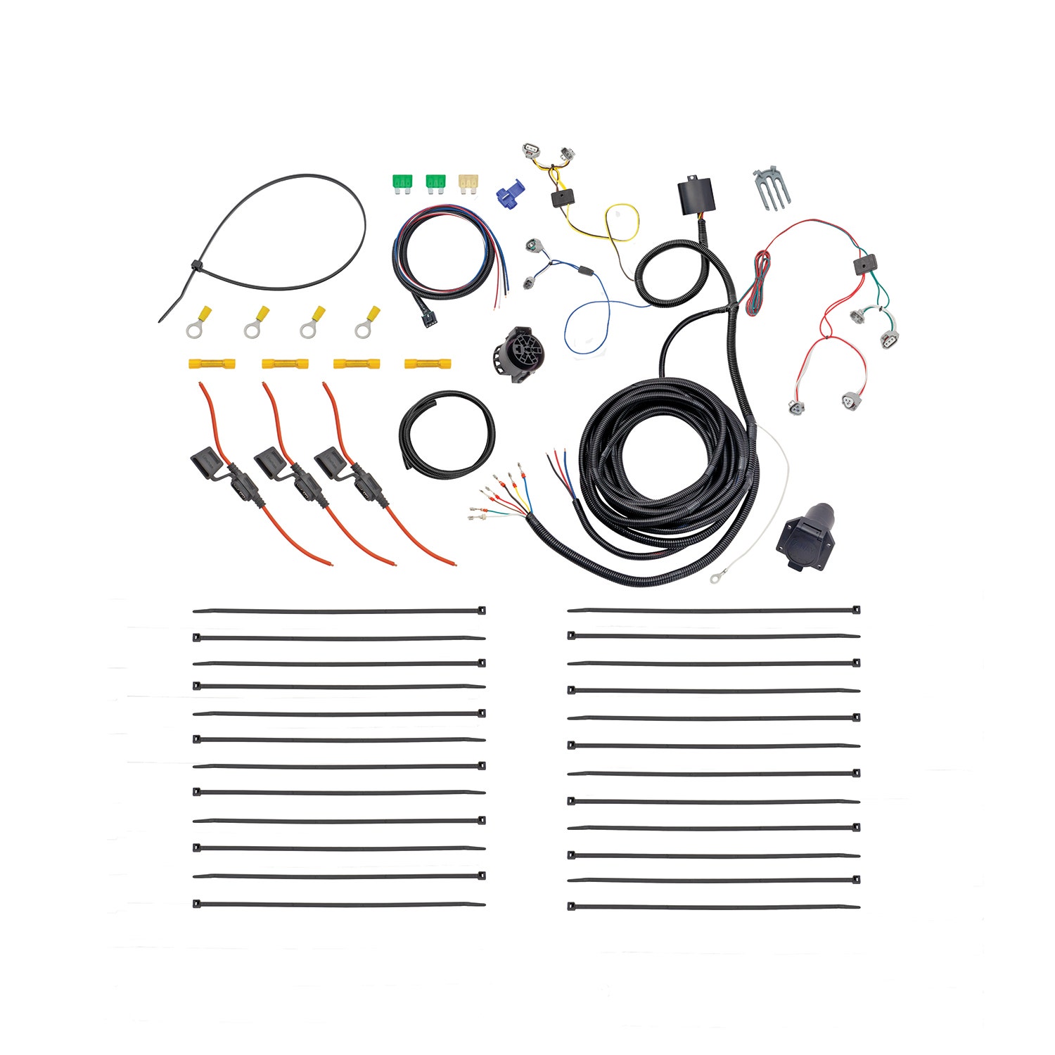 Tekonsha 22117 Tow Harness Wiring Package Fits 16-18 Tacoma   Tow Harness Wiring