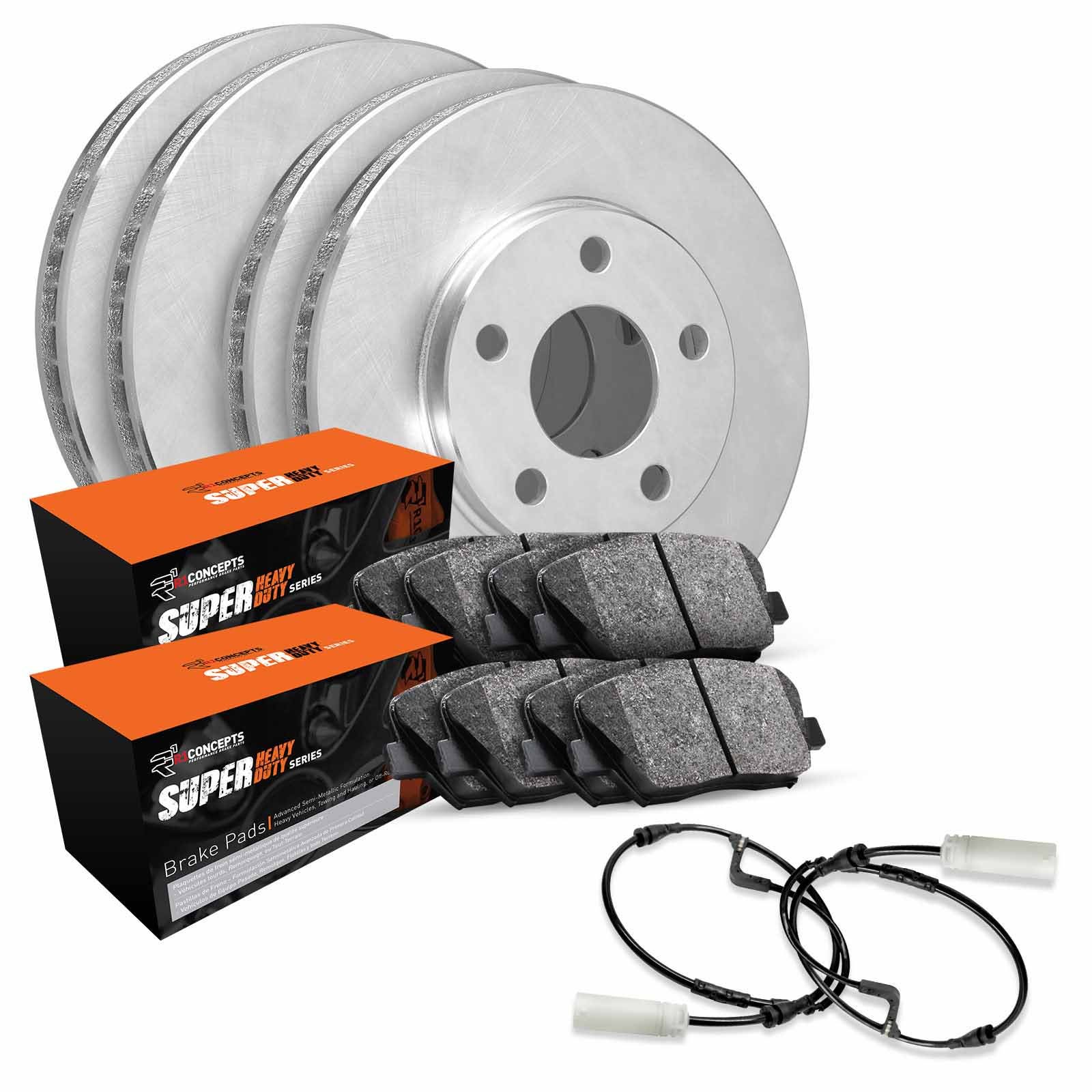R1 Concepts Wfxc2-40005 R1 Concepts Brake Rotor- Blank With Sup Dty Pads & Snsr