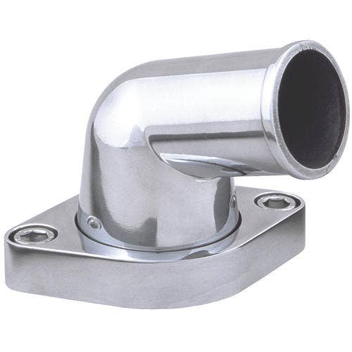 Trans-Dapt Performance 6016 Aluminum Water Neck O-Ring Style 15 Deg. Swivel