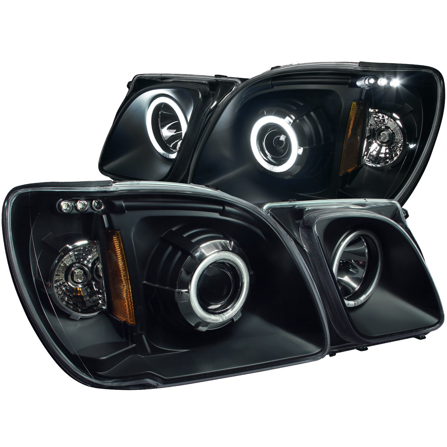 Anzo Usa 111170 Projector Headlight Set W/Halo Fits 98-07 Lx470   Projector