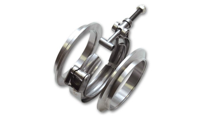 Vibrant Performance 1494 T304 Stainless Steel V-Band Flange Tubing   V Band