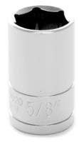 Performance Tool W32020 6-Point Socket, 1/2" Drive, 5/8"   6-Point Socket, 1/2