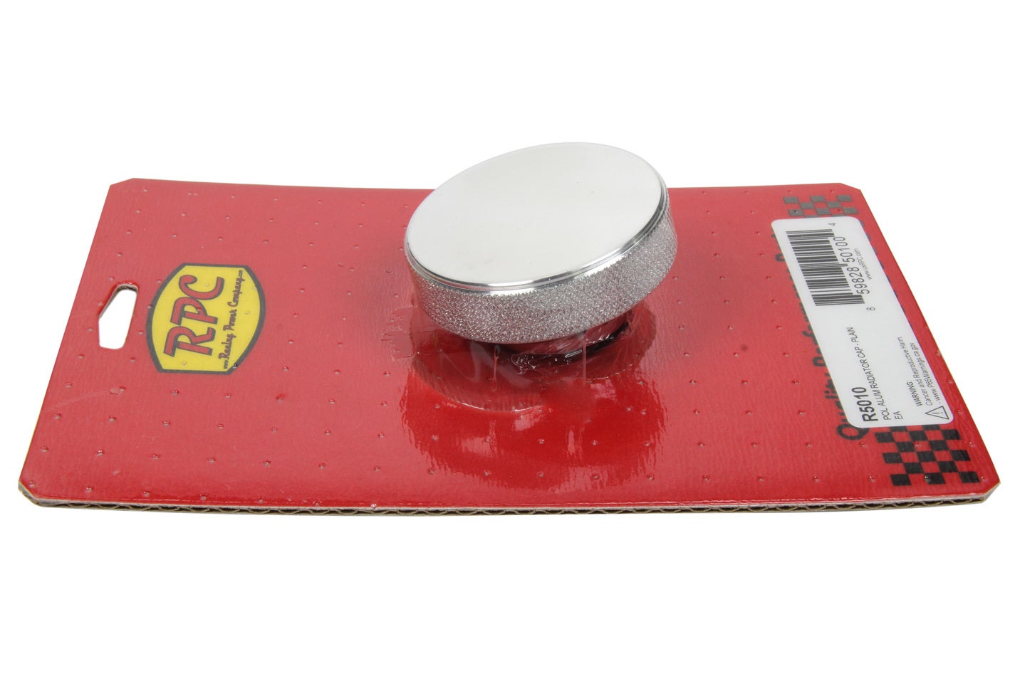Polished Aluminum Radiator Cap Plain Polished Aluminum Radiator Cap Plain