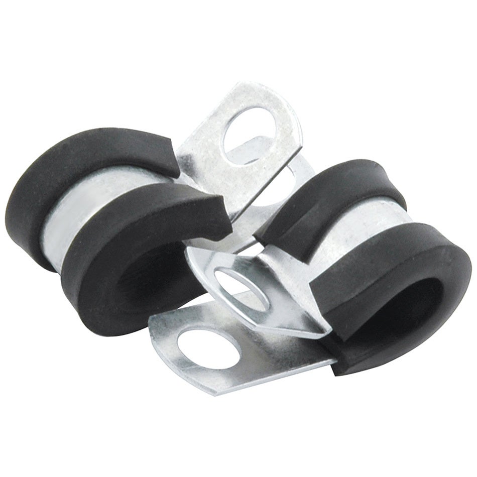 Allstar Performance All18300 3/16" Rubber Cushioned Aluminum Line Clamp, (Pack