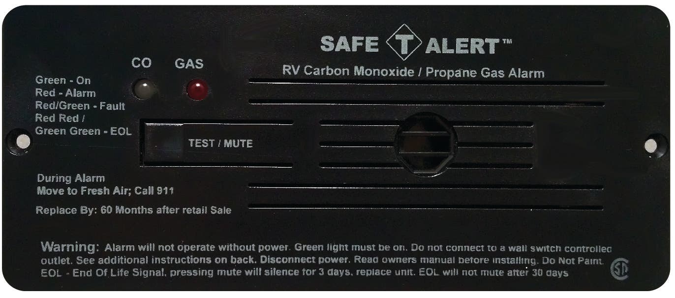 12V Co/Lp Gas Alarm Flush 12V Co/Lp Gas Alarm Flush
