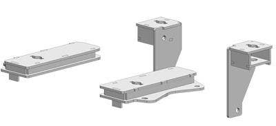 Pullrite 3122 Mounting Kit   Fifth Wheel Trailer Hitch Mount Kit Superrail;