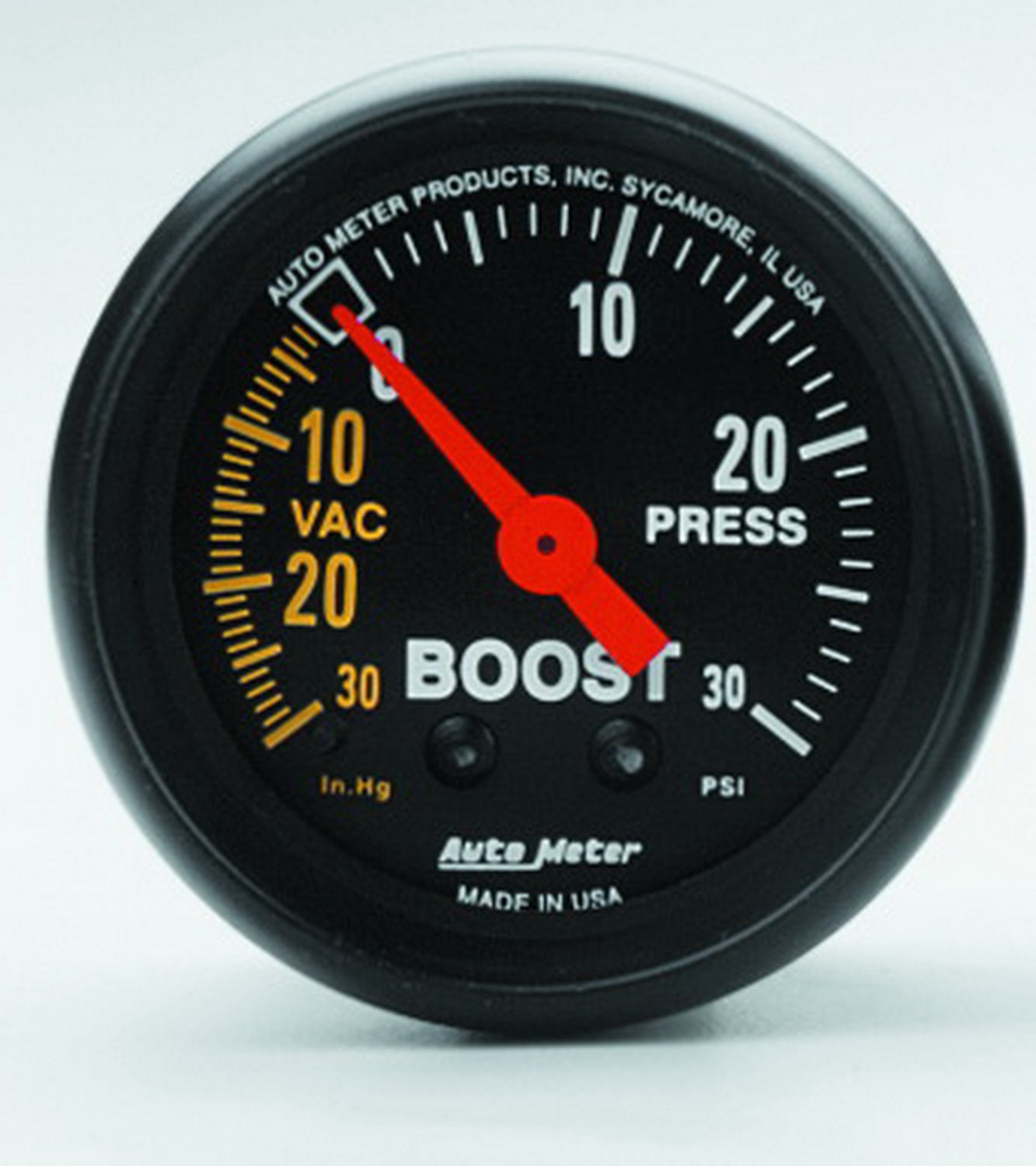 Autometer 2614 Z-Series Mechanical Boost/Vacuum Gauge Auto Meter Products  Gauge