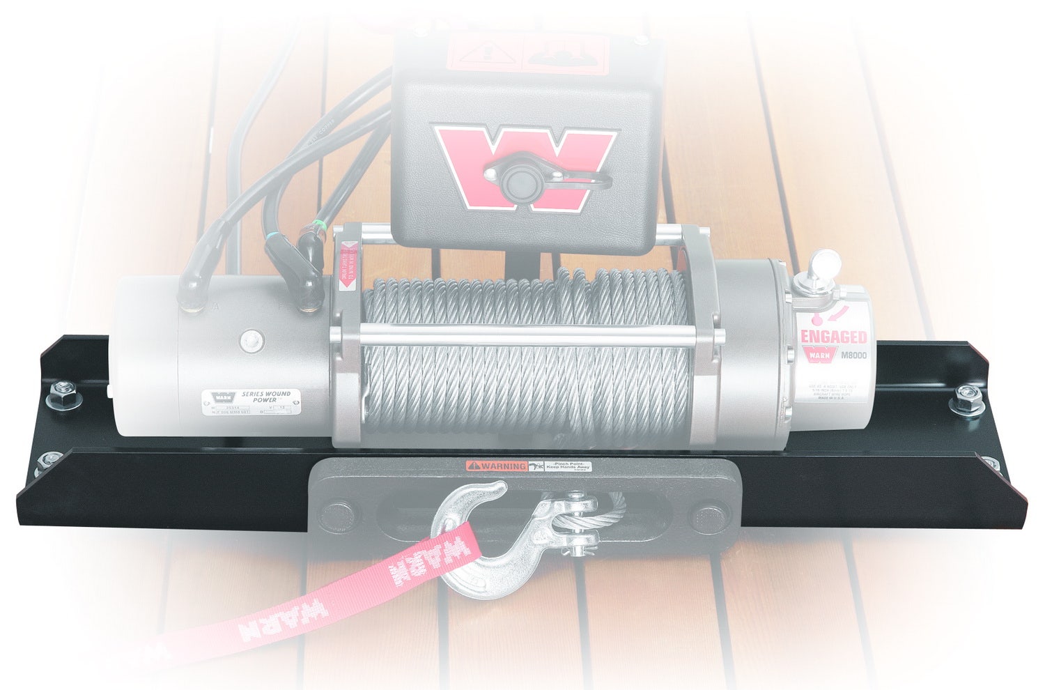 Warn 11078 Universal Foot Forward Winch Mount Kit  Industries  Winch Mount
