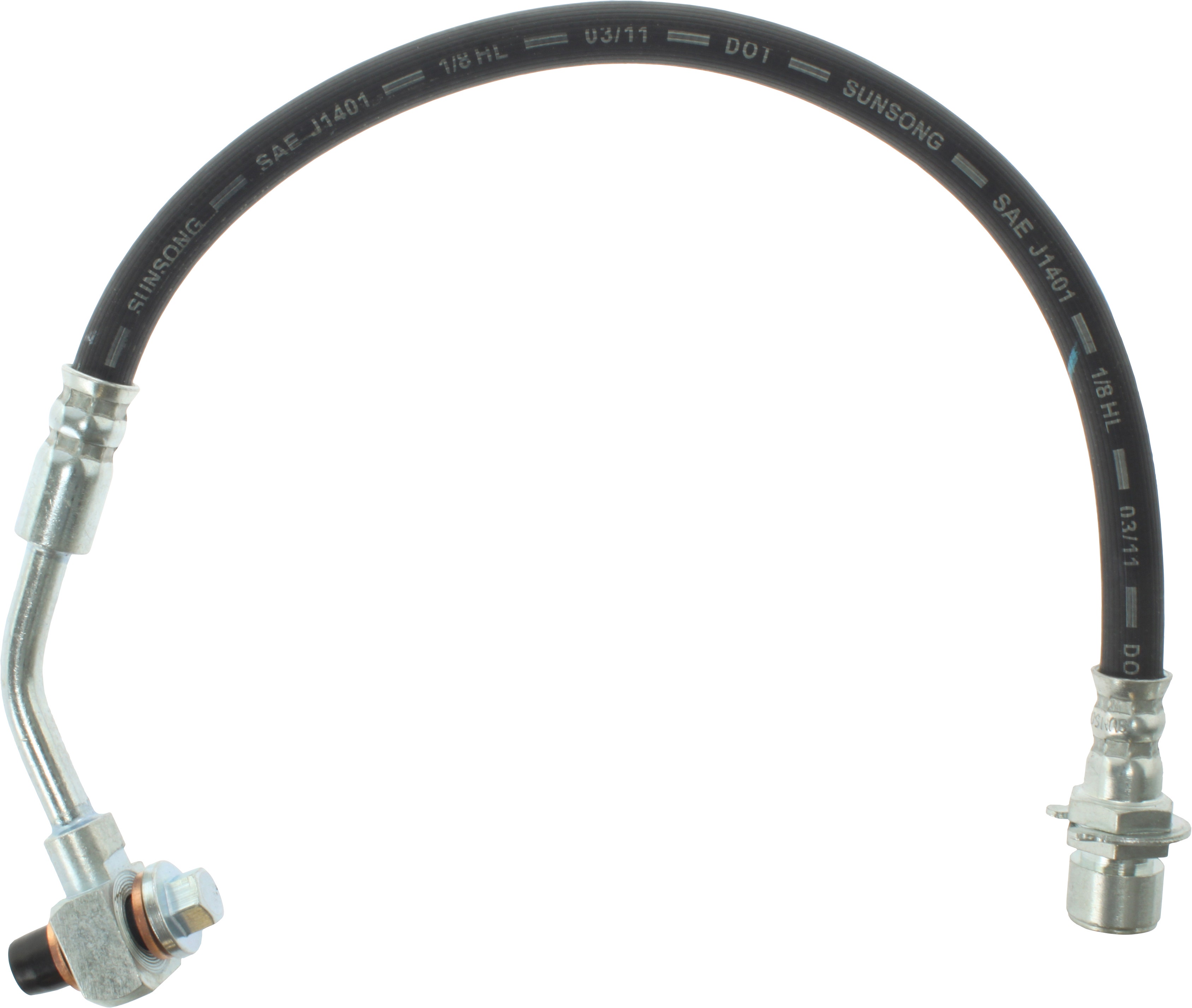Centric Parts Brake Hydraulic Hose P/N:150.62103  Brake Hydraulic Hose P/N: