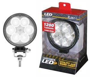 Optronics Opti-Brite Led 6-Diode Round Work Light  Opti-Brite Led 6-Diode Round