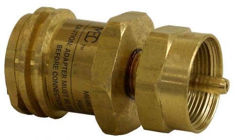 Marshall Excelsior Me480p Full Flow Adapter  Full Flow Propane Adapter Fitting