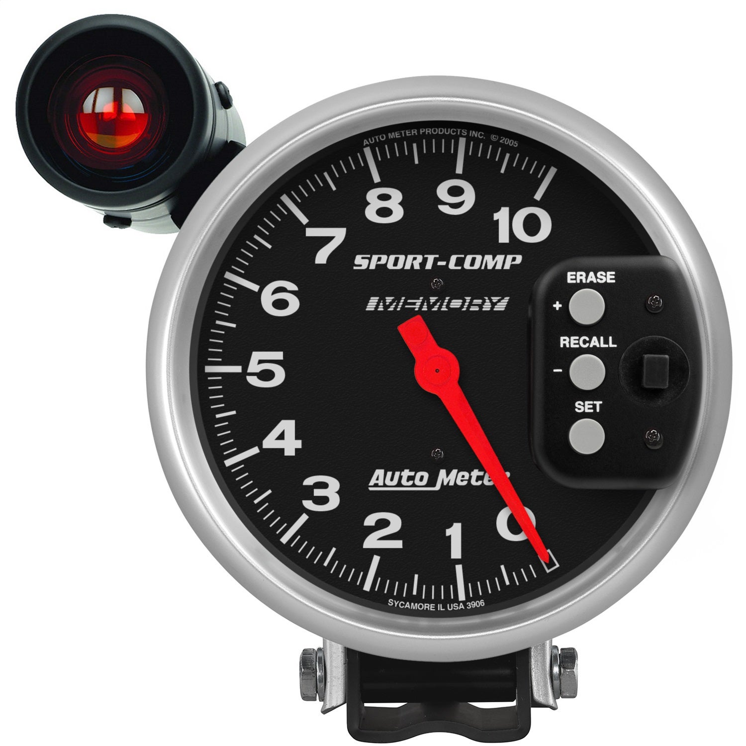 Autometer 3906 Sport-Comp Shift-Lite Memory Tachometer Auto Meter Products 3903