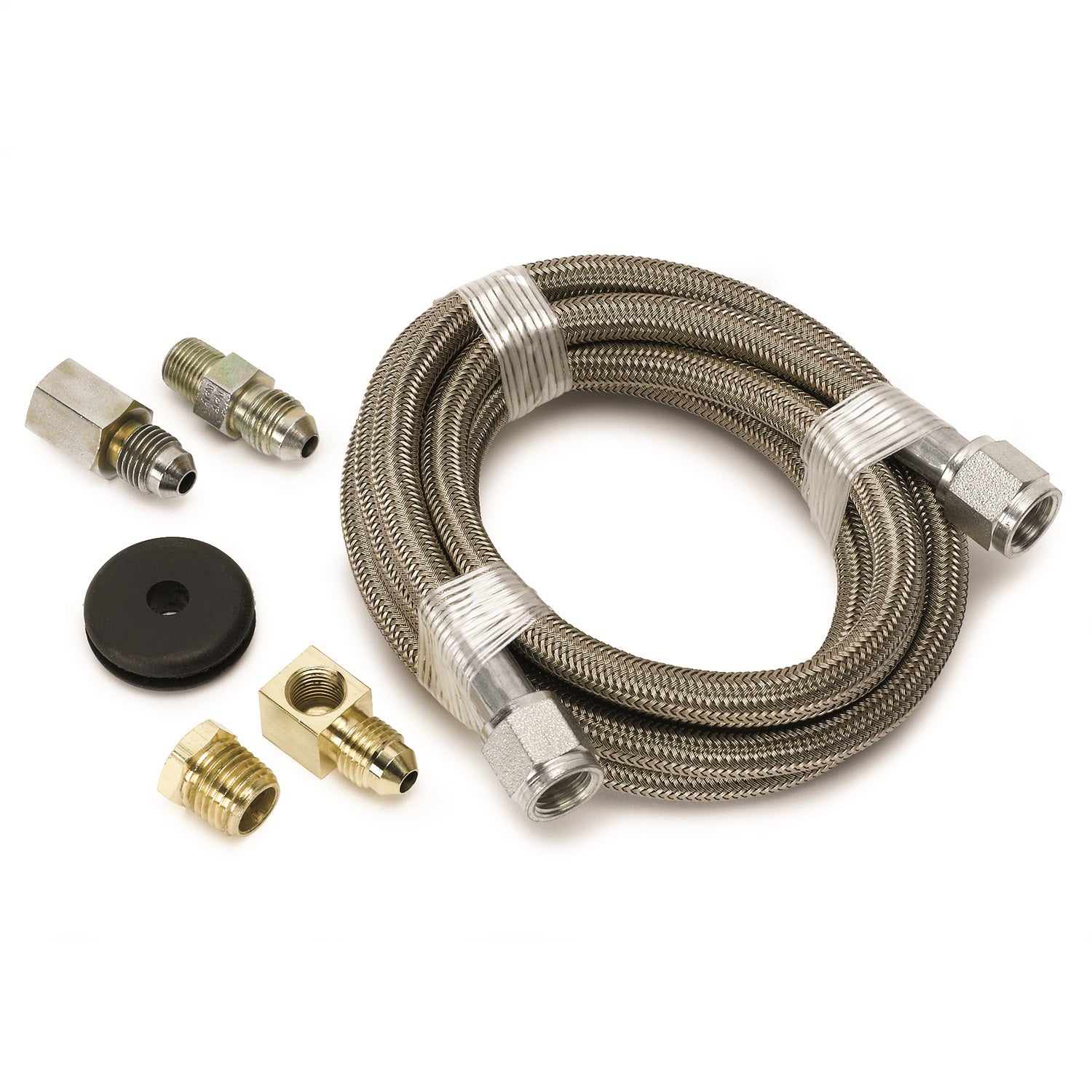 Autometer 3228 Braided Stainless Steel Hose Auto Meter Products  Gauge Pressure