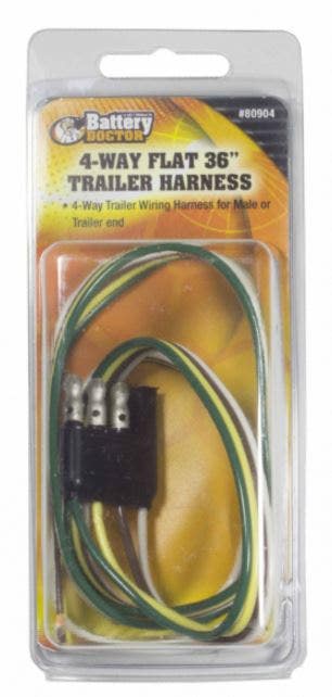 Wirthco 80904 Trailer Harness(Male End), 1 Pack   Trailer Harness(Male End), 1
