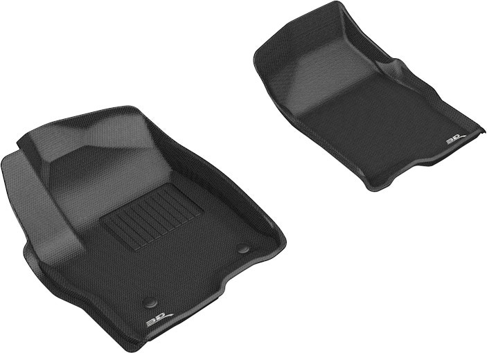 3D Kagu Floor Mat 1St Row Black 3D Kagu Floor Mat 1St Row Black