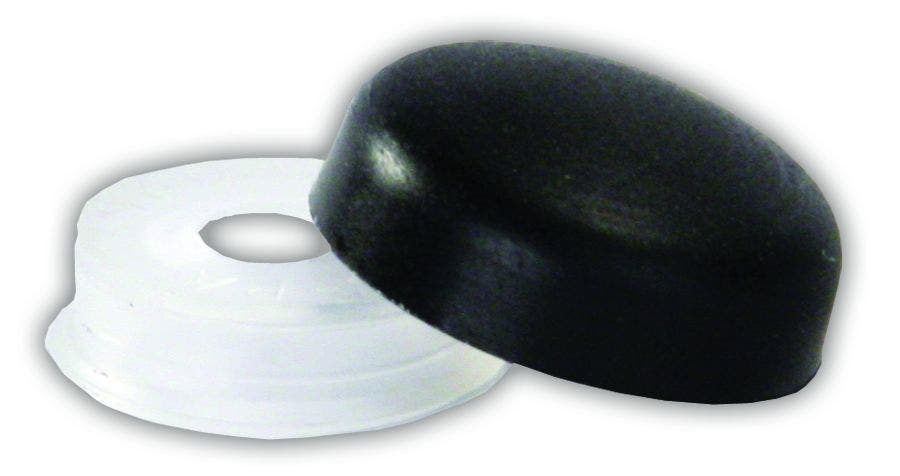Jr Products 20385 Screw Covers, Pack Of 14 - Black   Screw Cover; Color - Black,