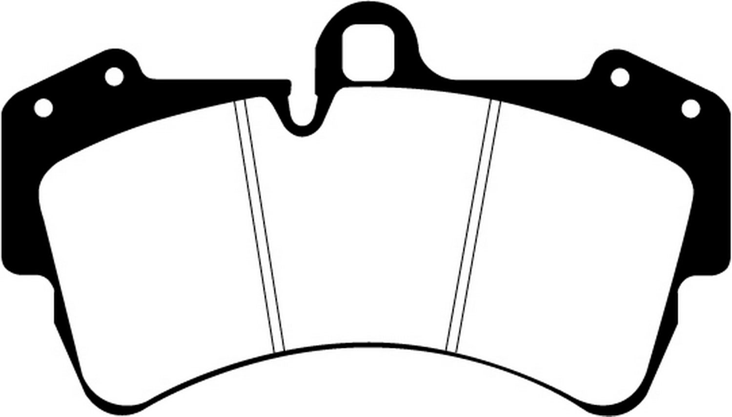 Ebc Brakes Dp31473c Redstuff Ceramic Low Dust Brake Pads Fits Cayenne Touareg