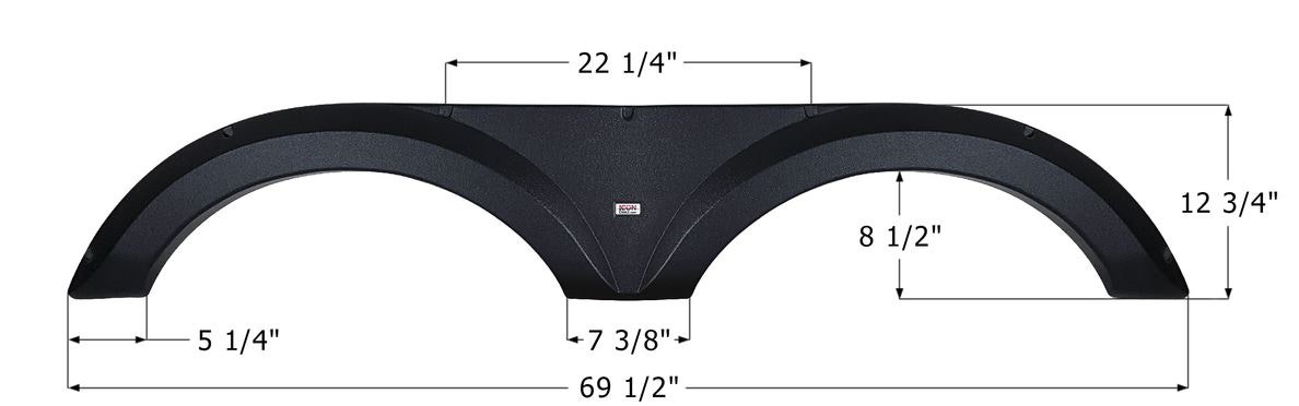 Fender Skirt Fs4255 Black Fender Skirt Fs4255 Black
