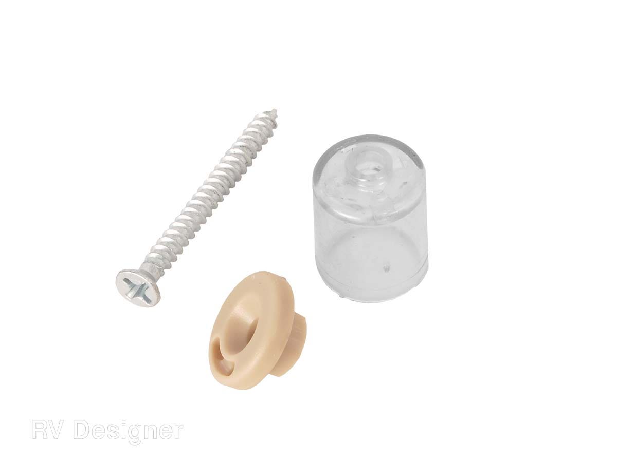 Rv Designer A311, Pleated Shade Hold Downs, 2 Per Pack, Window Covering Hardware