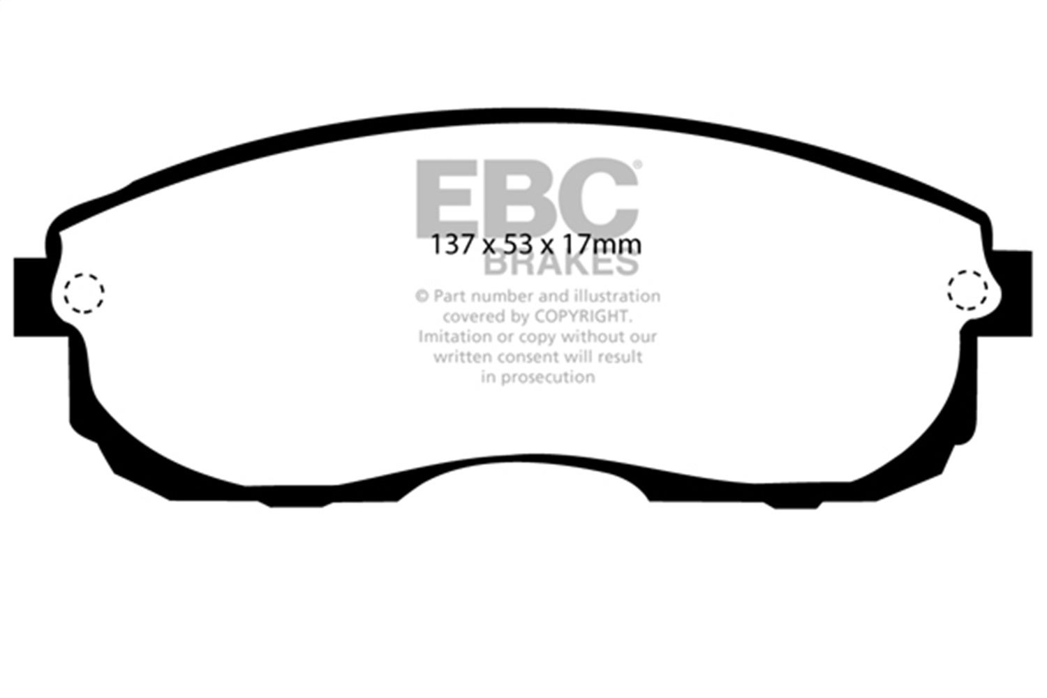 Ebc Brakes Dp2775 Greenstuff 2000 Series Sport Brake Pads   Greenstuff 2000