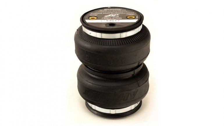 Single Bag Only - #57275   Helper Spring Bellows; Type - Air Double Bellows,