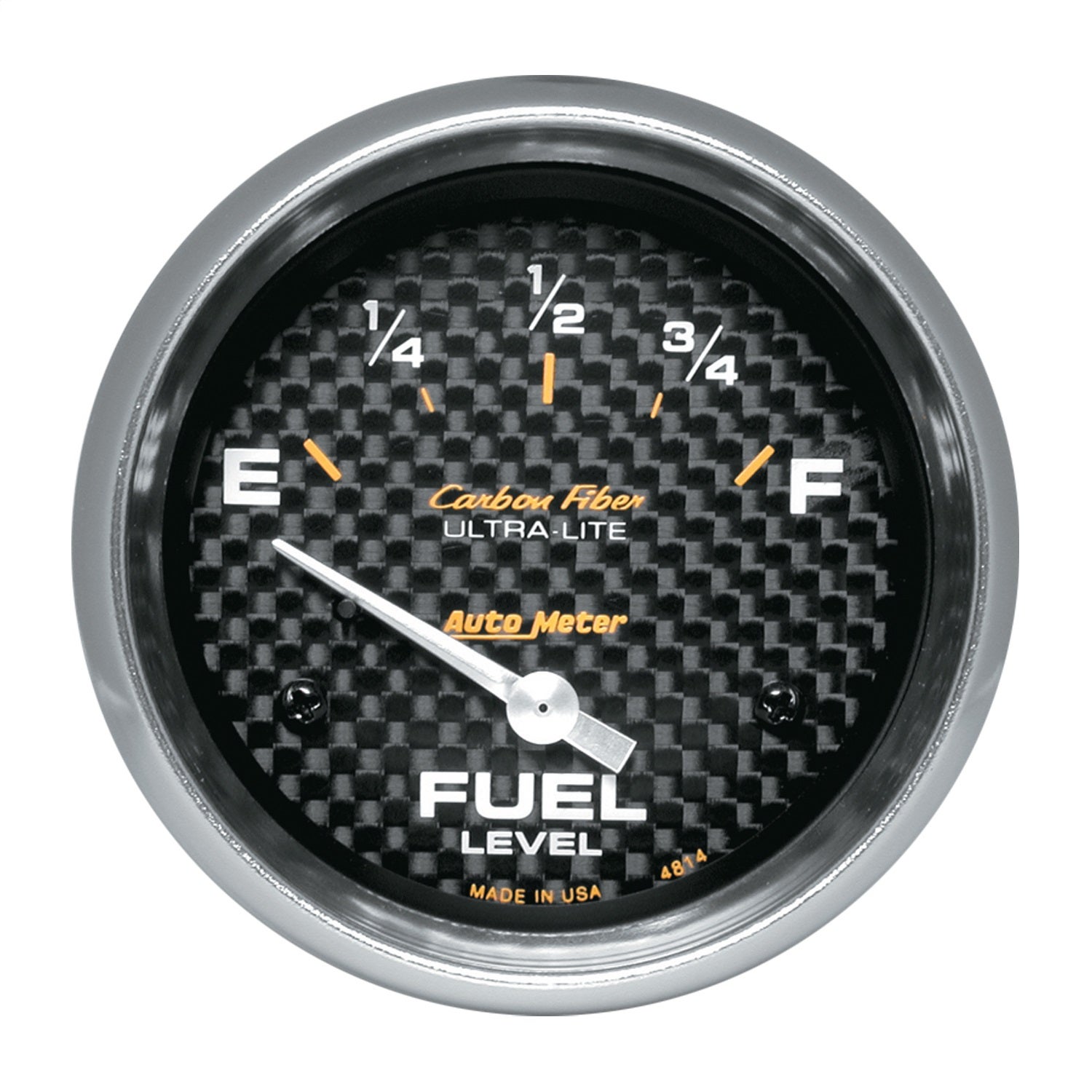 Autometer 4814 Carbon Fiber Electric Fuel Level Gauge Auto Meter Products 4812