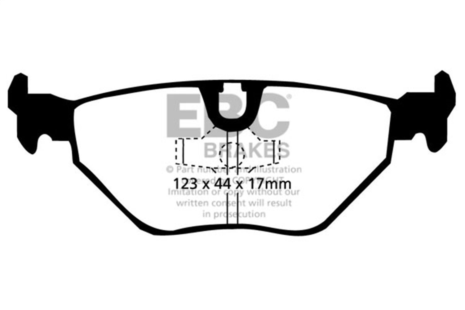 Ebc Brakes Dp4690r Yellowstuff Street And Track Brake Pads   Yellowstuff Street