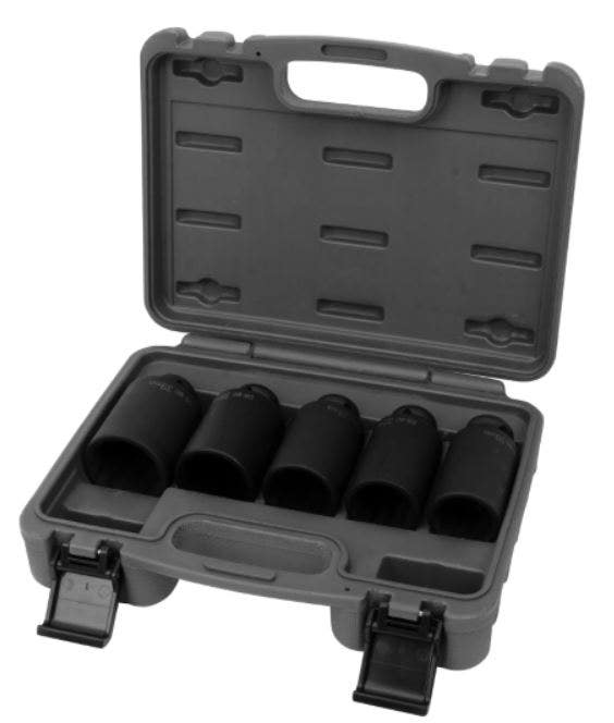 Performance Tool W89316 12-Point 5-Piece Axle Nut Socket   Socket Set  Type -