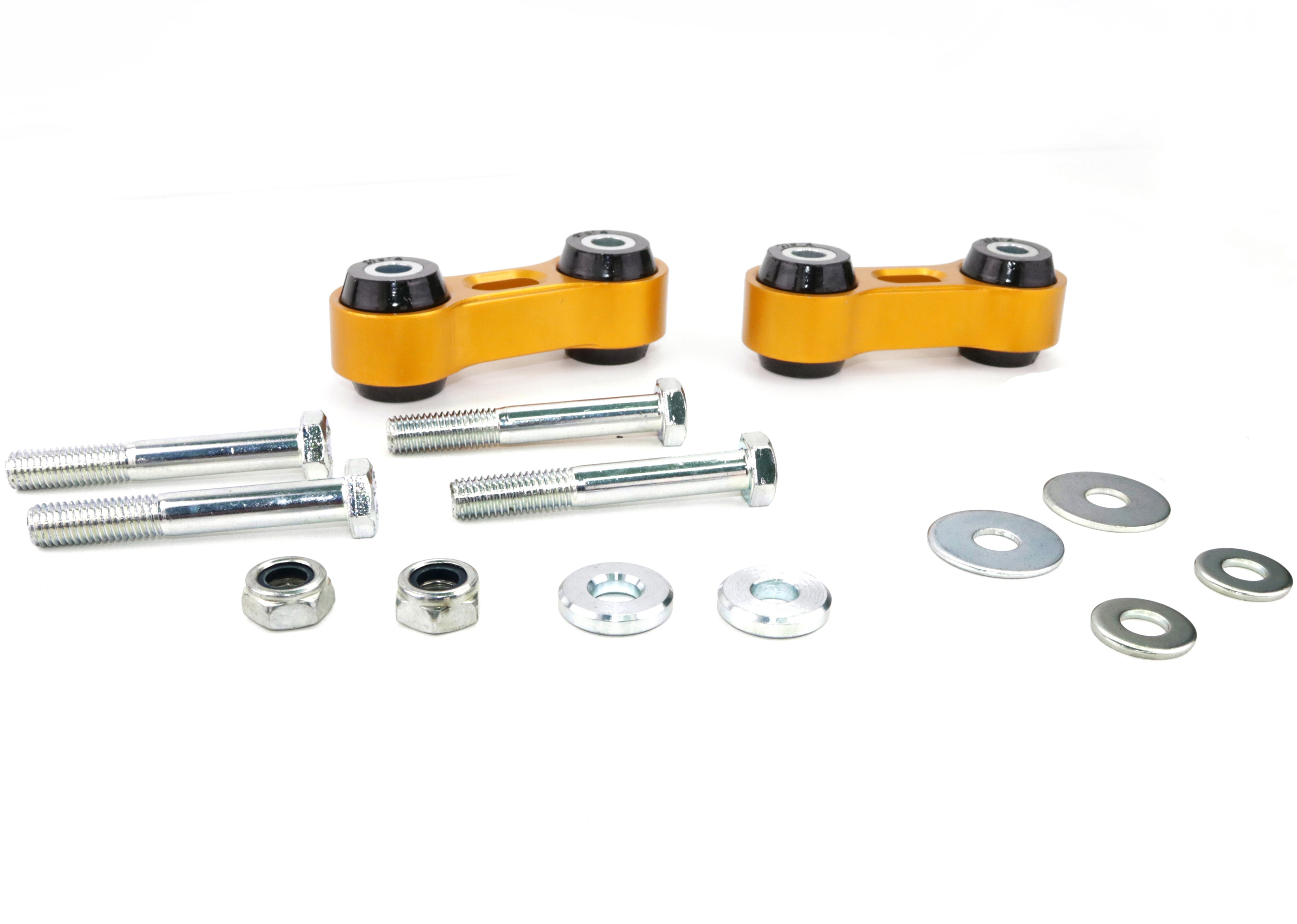 Whiteline Klc30 Bushing Kit, Black   Stabilizer Bar Link Kit  Sleeve Length (In)