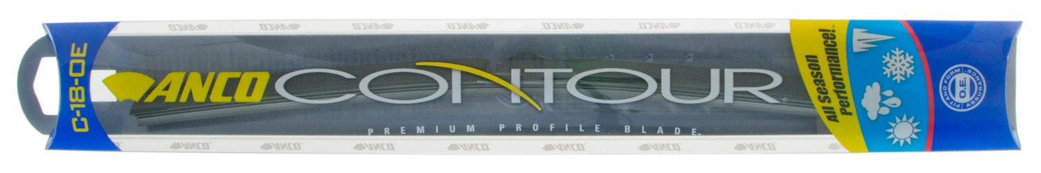 Anco Windshield Wiper Blade P/N:C-18-Oe  Wipers  Windshield Wiper Blade Contour;
