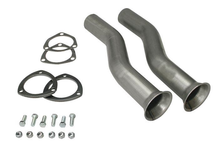 Hedman 18804 Universal X-Tension Unifit 2.5" Tube With 3" Flanges   Exhaust Pipe