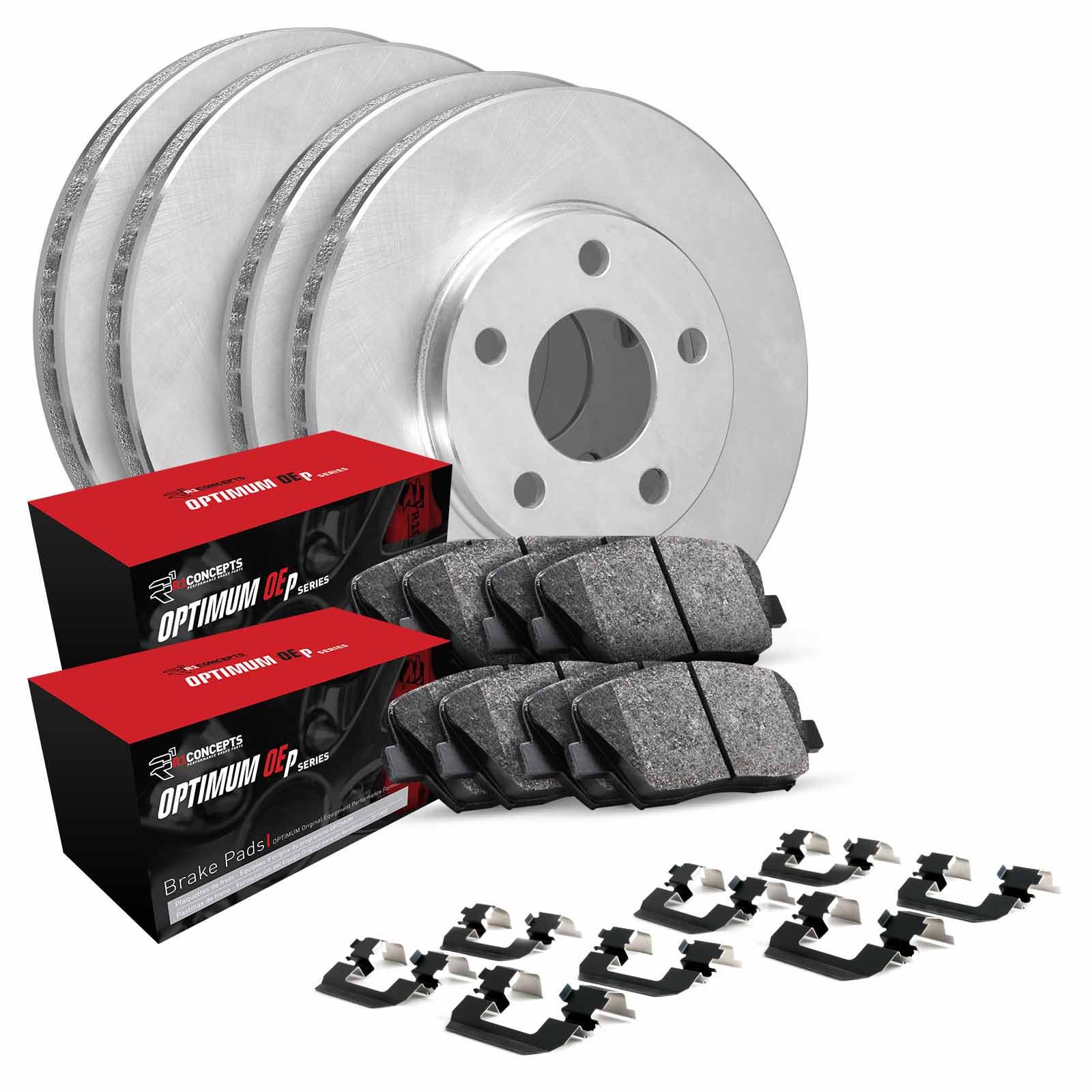 R1 Concepts Wfuh2-01000 R1 Concepts Brake Rotor- Blank With Optimum Oe Pads &