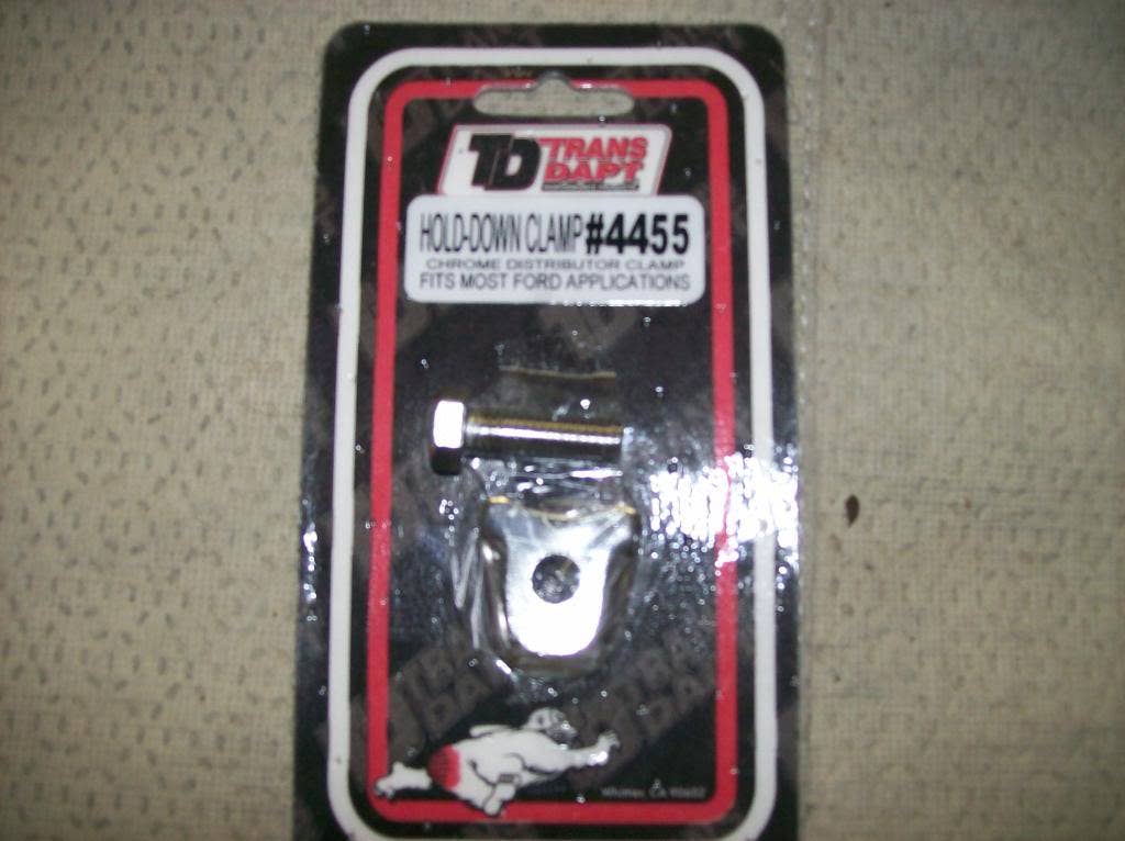 Trans-Dapt 4455 Chrome Distributor Clamps Trans Dapt  Distributor Clamp;
