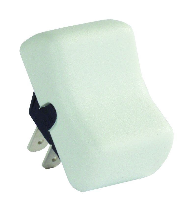 Jr Products 14065 White Momentary-On/Off Switch   Multi Purpose Switch; Type -